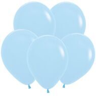 S Пастель Матовый 10 Нежно-голубой / Blue / 100 шт. /, Латексный шар (Колумбия)