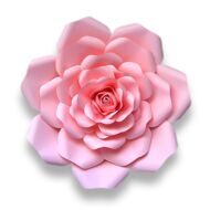 Декоративное украшение "Цветок" 30 см Нежно-розовый / 1 шт. / (Китай)